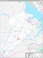 Isle of Wight, Va Carrier Route Wall Map